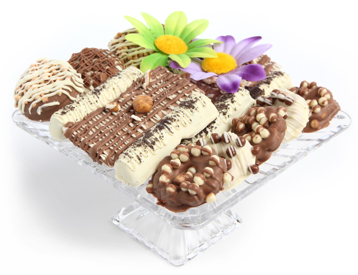 Rich & Creamy On A Crystal Dish