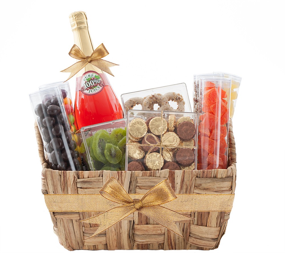 Purim Deluxe Wicker Giftbasket