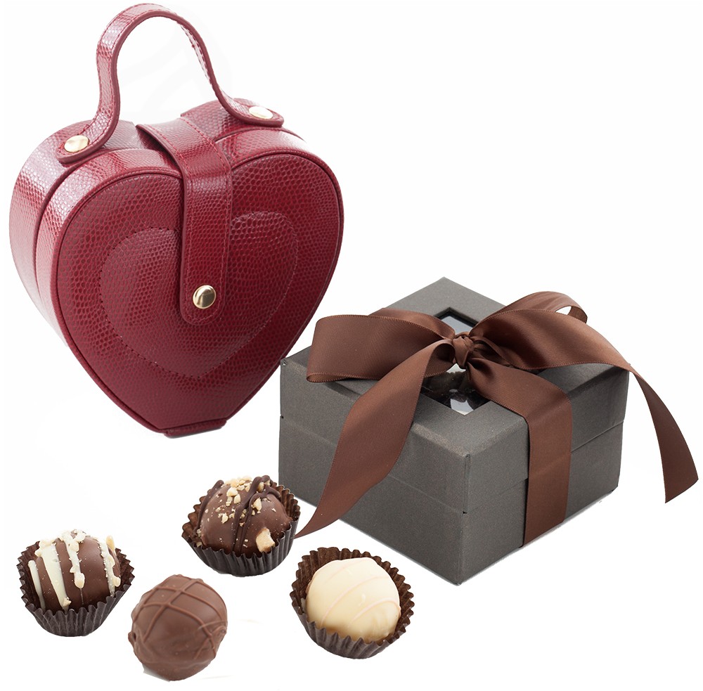 Heart Jewelry Box 'N Truffles Gift