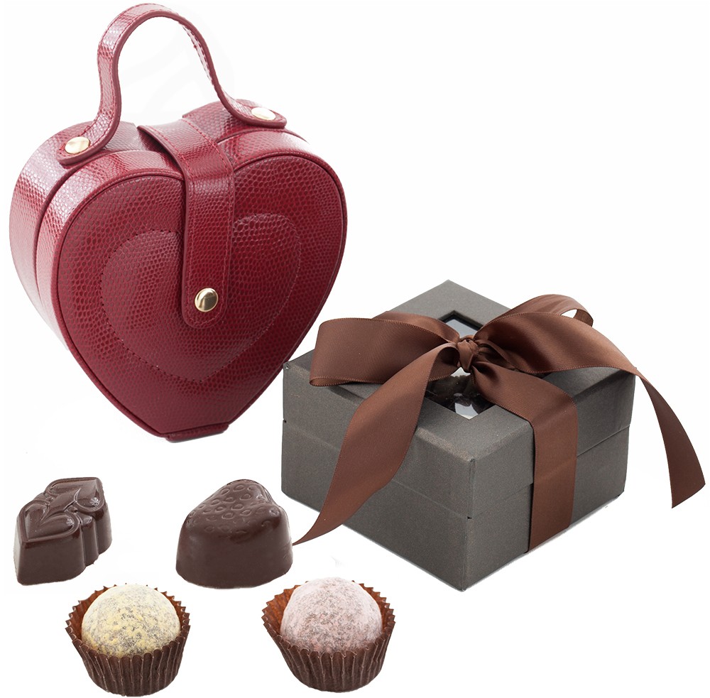 Heart Jewelry Box 'N Truffles Gift