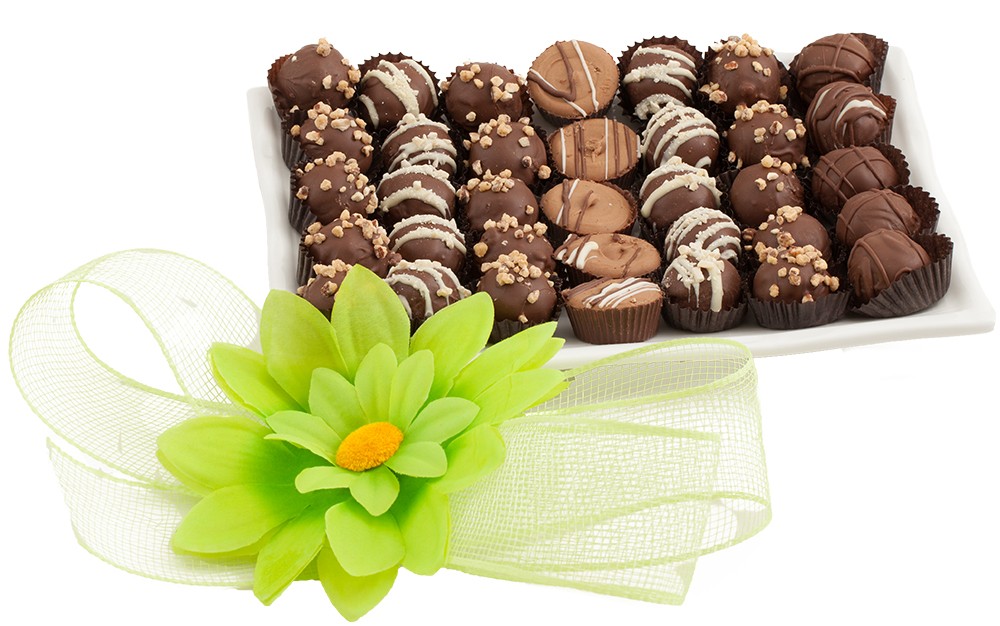 Divine Tray of Fine Milk Truffles